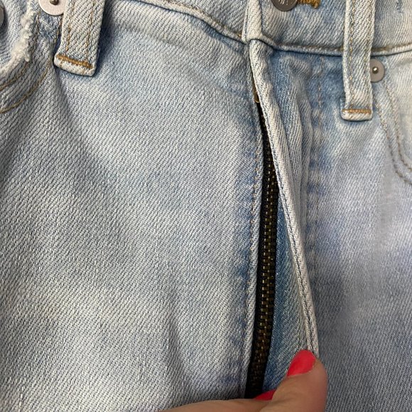 MADEWELL The Perfect Vintage Straight Jean in Mosedale Wash Size 26 - Picture 9 of 9